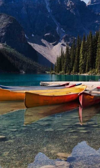 Canada multicoloured landscape Wall hanging