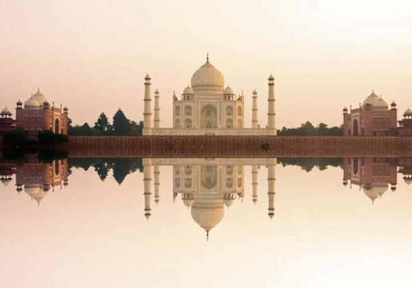 Pink Taj Mahal canvas print