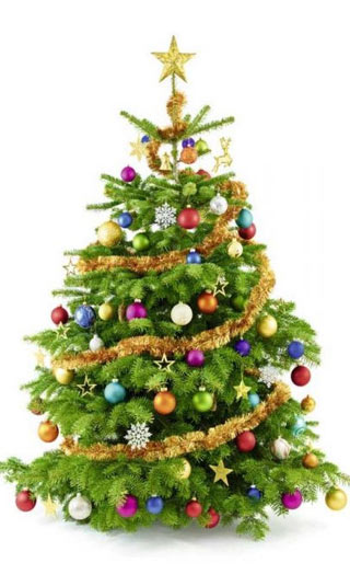 Christmas tree poster