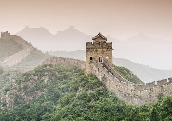 Papier peint paysage muraille de Chine